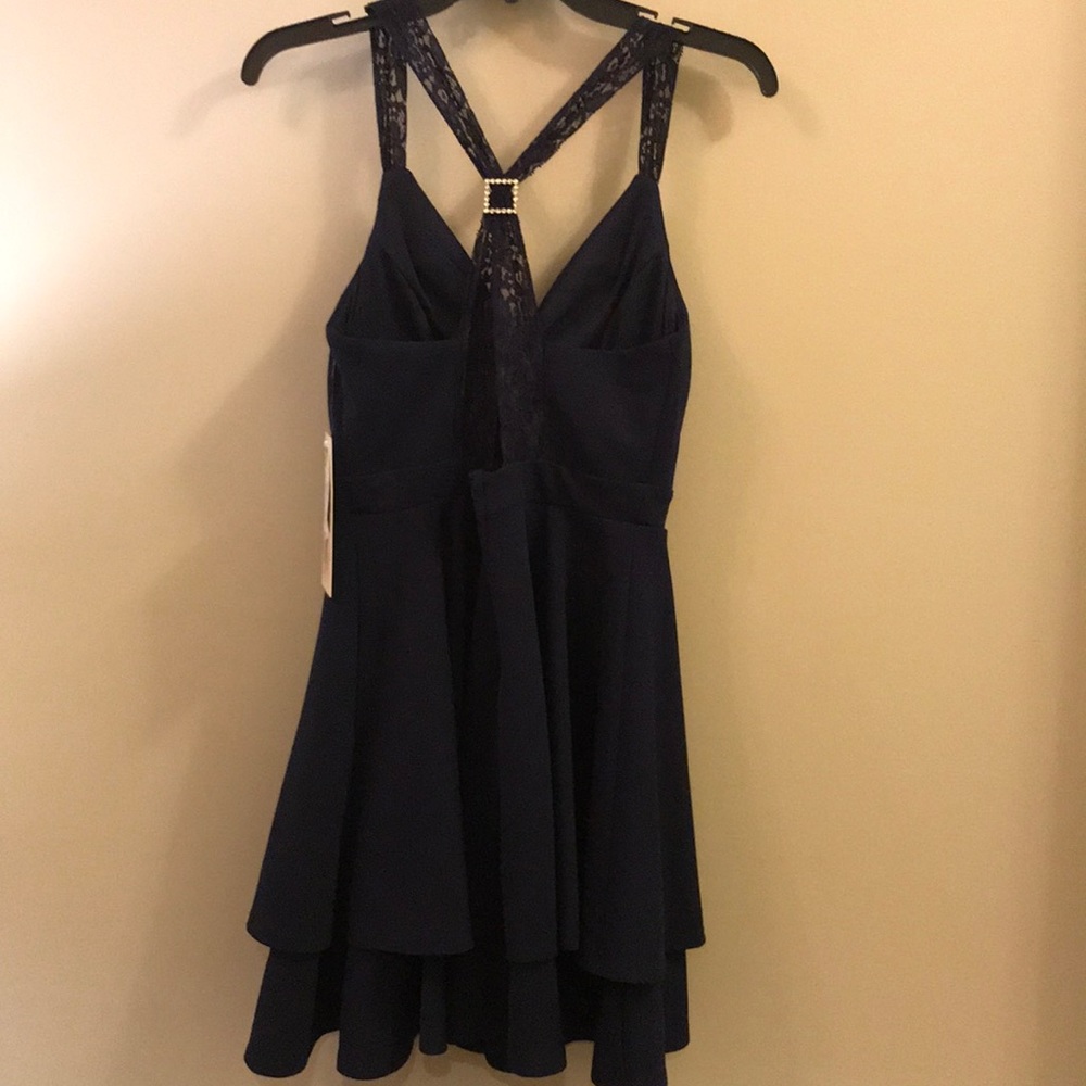 🌸 3/$25 Honey and Rosie short navy dress